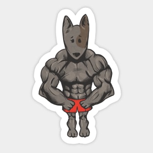 Buffed gym rat pump cover staffordshire Sticker